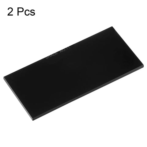 Grind Ready Shade 11 Welding Lens Replacement Two Pack For Your Helmet Heavy Duty Scratch Proof darkened glass filter plates
