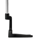 Budget Friendly Right Hand Golf Putter With Premium Grip And Alignment Line showing zinc alloy club head and matte black finish