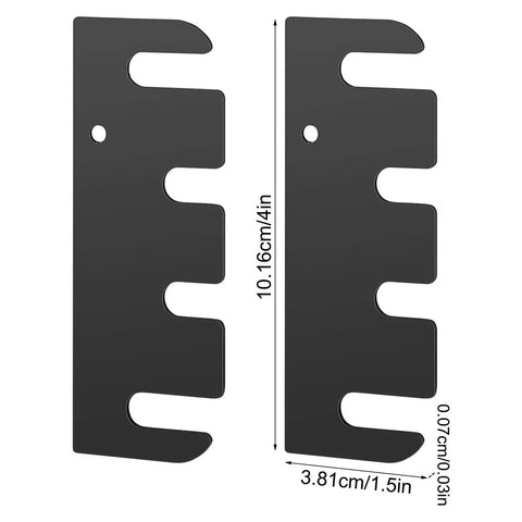 Diagram of Ten Piece Door Hinge Filler Plates Kit With Stainless Steel Spacers 4x1.5 Inch Adjustable for Cabinet Repair