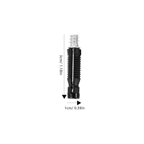 Invisible Cam Lock Furniture Connectors Kit nylon dowel 3cm x 1cm, durable cold rolled steel fittings, self tapping design