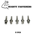 Heavy Duty Wedge Anchors Set In 304 Stainless Steel For Concrete And Masonry Three Eighths By Two And A Quarter Inches Rust Resistant Durable 5 Pack