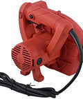 Badass Dual Purpose Industrial Dust Collector Blower With A Kickass Suction Force and Wall Grinder Hookup visible with power cord.