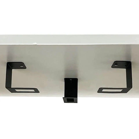 Under Desk Laptop Holder 3 Pack Mount Organizer Rack Storage Shelf For Keyboards Routers Modems Cable Boxes Heavy Duty bracket view