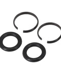 Ditch Those Worn Rings! Grab This 2-Set Air Impact Wrench Retainer And O-Ring Kit For 3/8 To 1 Square Drive Sockets Compatible With Craftsman Ir Tools Keep Your Grip Tight. black metal retainer rings and O-rings for air impact wrench sockets