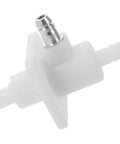 White plastic Hydrogen Oxygen Therapy Flow Valve For Home Wellness Gear, Water And Gas Control Switch For Therapy Equipment.