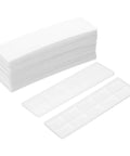 Plastic Flat Shims For Leveling 50 Pack 3mm 1/8 Inch Shims in white, shown stacked and individually for DIY home improvement support.