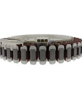 Side view of Washer Stator Replacement For LG Washers 2649230 AH3635512 EA3635512 4417EA1002Y, showing connectors and coils.