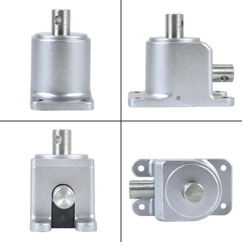 Multiple views of Right Angle Bevel Gearbox 1.5 Module 20 Teeth 90 Degree Drive Gear For Compact Mechanical Projects With 15mm Shaft Aluminum Alloy.