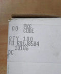 Box label of Tab Terminals Pack of 100, 16-14 AWG PIDG BRBV250T Style Plug and Play Quick Disconnect Terminals