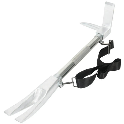 Pro Grade Three In One Halligan Bar For Firefighting And Rescue With Shoulder Strap Forged Steel 30 Inch Emergency Entry Tool