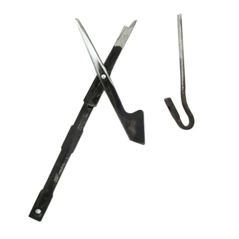 2X Rug Scissors Electric Parts Spare Replacement Set For Hand And Loop Pile, Super Handy Repair Kit For Carpet Knit, Durable Iron Build, Curved Loop Pile Shears For Precise Home DIY Carpet Fixes, iron 2-piece set