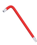 Kickstart Your Home Repair Game With This Hottest 9 Pcs Arm Hex Wrench Set Featuring Gnarly Color Coding And Solid Metal Star Hex Keys For Pro Level Maintenance, Fixing, And All Your Daily DIY Projects Without The Stress. red bent Torx hex wrench with steel tips