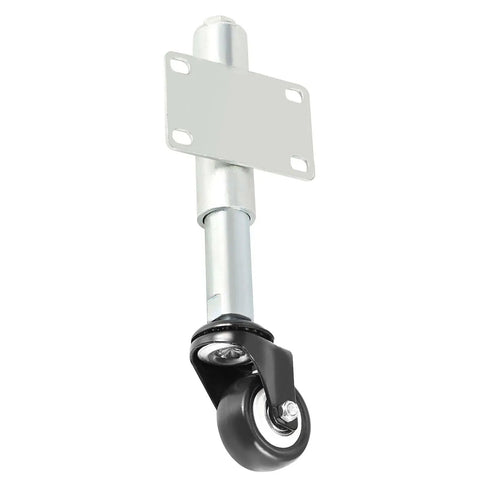 Two Inch PU Gate Wheel 2 Pack Heavy Duty Spring Loaded Gate Caster Retractable Swivel Wheel For Fence Gates