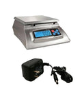 KD 8000 Digital Food Scale In Stainless Steel With Removable LCD Cover And Spare Protective Covers Spill Resistant Kitchen Scale