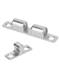 Rock-Solid 316 Stainless Marine Door Catch With Ball Tension Roller, 60mm, Rust-Resistant Cabinet Holder, polished finish