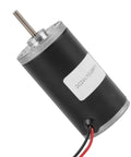 Badass Heavy Duty Dc Motor Featuring Pure Copper Windings And Rock Solid Torque Output Designed For Robotics And Industrial Automation Workloads Running Smooth At 24V And 3500 Rpm Non Stop, showing a close-up of the motor.