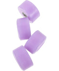 4 Pack Roller Skate Wheels With Bearings Semi Jelly Purple For Outdoor And Indoor Quad Skates Replacement Parts Durable PU And Metal Construction Abrasion Resistant And Easy To Install