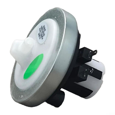 Water Level Sensor Switch For Top Load Washing Machines Replacement Part For Haier Washers, Accurate Level Detection, Plug And Play OEM Matched Sensor With Durable Plastic Housing, Prevent Overfill And Underfill, round white plastic sensor