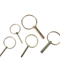 Ten Pack Safety Pin Locks For Lawn Mower Trailers And Farm Equipment Heavy Duty Lynch Pin Retainer Kit Galvanized Pins