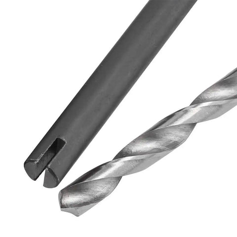 Close-up of drill bits from Ultimate 88 Piece Thread Repair Kit M6 M8 M10 With Steel Alloy Threaded Inserts Taps Drill Bits And Installation Tools.