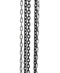 HCH 2 15 Steel Manual Chain Hoist 15 Ft Lift 2000 Lb Capacity Orange With Beefy Built Heavy Duty Stamped Steel Housing