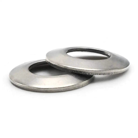 Heavy Duty One Fourth Inch 18 8 Stainless Steel Conical Disc Spring Washers Bulk Pack Of One Thousand Units Solid As A Rock And Ready To Apply Reliable Bolt Preload To Any Mechanical Assembly Without Breaking A Sweat