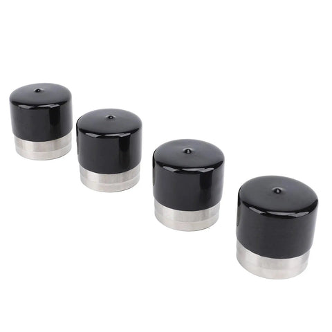 4 Pack Stainless Steel Boat Trailer Bearing Protector Caps With Dust Cover, Dual Side Shielding And 1.980 Inch Diameter