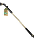 Extra Long All Metal Telescoping Watering Wand With 180 Degree Adjustable Ratcheting Head And Four Spray Patterns, Thumb Flow Control
