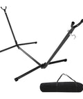 Heavy Duty Hammock Stand 450 Lbs Capacity, Adjustable Steel Frame For Indoor Outdoor Use, Space Saving Design With Carrying Case, Universal Fit