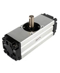Durable Rack And Pinion Rotary Actuator Providing Smooth Ninety Degree Torque Output And Rock Solid Angular Repeatability With Quick Adjust Limiters for automation setups.