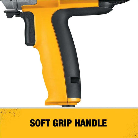 Workhorse Electric Drill With Spade Handle And Half Inch Chuck 9 Amp 120V Powerhouse Variable Speed Reversing Switch 0 To 550 RPM Built For Tough Drilling And Mud Mixing On Any Job Site