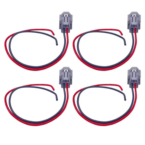 Four Piece Fuel Injector Connector Kit Plug And Play Quick Disconnect Pigtails For Mazda Mitsubishi Nissan Subaru Toyota