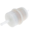 Fuel Filter 49019 0031 490190031 For EFI Engines, white plastic, side view, suitable for Kawasaki models FR541V-FXT00V, in a pack of 4.