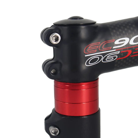 Aluminum Bike Headset Spacers For One And One Eighth Inch Stems Lightweight MTB BMX Road Bike Spacers Set 2mm 3mm 5mm 10mm Options 7 Pack In Anodized Red Finish Corrosion Resistant Upgrade For A Smooth Dope Ride on bike stem