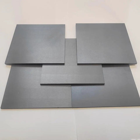 Hardwearing Boron Carbide Ceramic Square Sheet For Scientific Research Insulating Plate 10mm By 50mm By 50mm 1 Pc