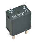 GM 12VDC 35A Automotive Relay 4 Pin Replacement for Car Electrical System, shown from side with part number 13500127 visible