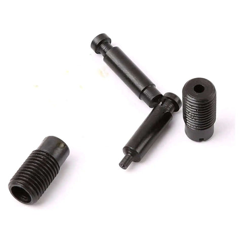 Components of Hand Held Power Punch And Sheet Metal Hole Punch Kit With Sizes From Three Thirty Second Inch To Nine Thirty Second Inch