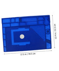 Insulated Magnetic Work Mat For Electronics Repair, Antistatic Soldering Pad, High Temperature Silicone Pad; 17.5x12.4 inches