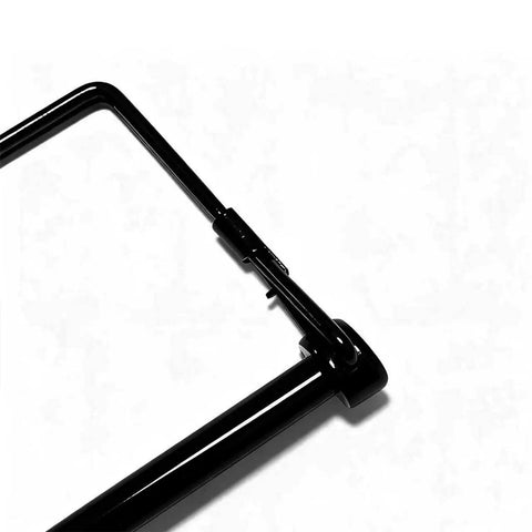 8 Pack 1/4 x 4 Inch Trailer Hitch Pins Black Heavy Duty Steel With Zinc Coating Rust Resistant Quick Release Lock Pins For Couplers And Tow Hitch Hardware Built Tough For Any Weather, black pin close-up