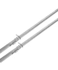 Heavy Duty Bag Closer Rail For Commercial Packaging And Retail Sealing Equipment, Pro Grade Metal Track For Durable Sealer Rails And Replacement Parts In Supermarket Food Bag Ops., silver metal rail pair