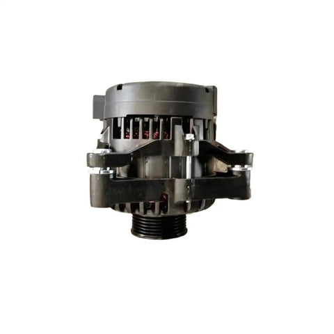 Front view of 12V 115A 9SI Marine Alternator With Quiet Operation Easy Plug N Play Install Lightweight Front End Reduction