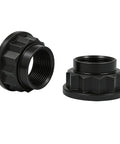 Garage Pro Heavy Duty Steel 2 Pack Front Wheel Axle Shaft Hub Nuts M22x1.5 Thread Drive Bolts black steel design