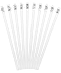 Carpenter Marking Pencils Set Pro Grade 10 White Round Pencils With Eraser Non Sharpened Solid Graphite For Construction Woodworking Office