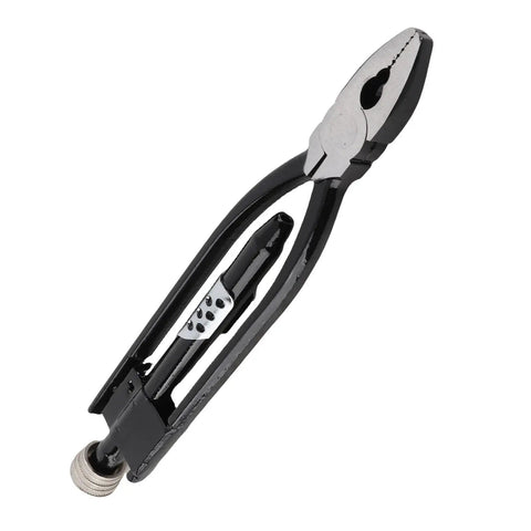 Pro Grade Heavy Duty Safety Wire Pliers 9 Inch With Auto Spring Return High Carbon Steel Twist And Cut Tool For Quick Grip Wire In Automotive And Aircraft Machinery Use, black