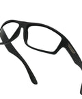 Blue Light Blocking Wraparound Reading Glasses For Men, 1.75 Diopter Sport Goggles With UV400 Protection, lightweight black frame