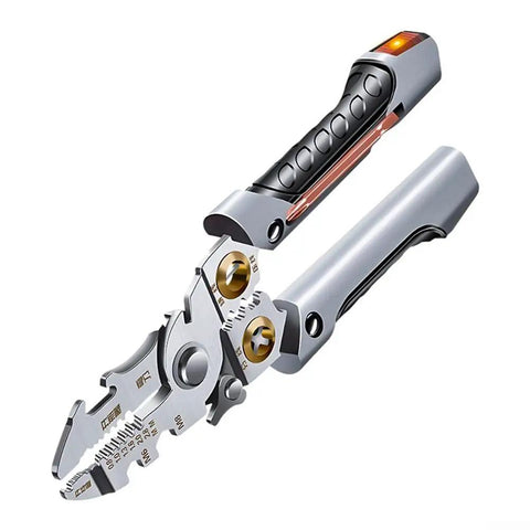 Heavy Duty Chrome Vanadium Steel Wire Stripper And Crimping Tool 21 In 1 Multifunctional Electrical Pliers with adjustable jaws