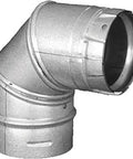 4 Inch Black Pellet Vent 90 Degree Elbow With Swivel Base 360 Degree Rotation For Pellet Stove Ducting No Fuss Easy Offset Durable Steel Construction Tight Fit Single Pack