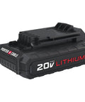 20V Max lithium battery for Cordless Drill and Driver Combo Kit with LED light, ergonomic handle, and compact design