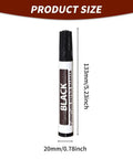 Scratch Fix Marker Pen For Wood Floors And Furniture, Quick Dry Filler Pen That Actually Stays Put, shown in black, 133mm size