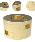 Awesome Oldham Coupler Fit For Ender 3 Z Axis Screw Connection Boosts 3D Printer Accuracy Smoothness And Stability While Cutting Vibration Down Low For Epic Print Results Every Time, brass coupler